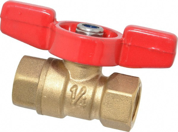 Midwest Control MFTH-25 Miniature Manual Ball Valve 1/4" Pipe