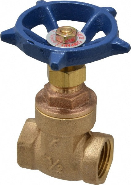Legend Valve 104-503 Gate Valve Non-Rising Stem, 1/2" Pipe, Threaded, Bronze