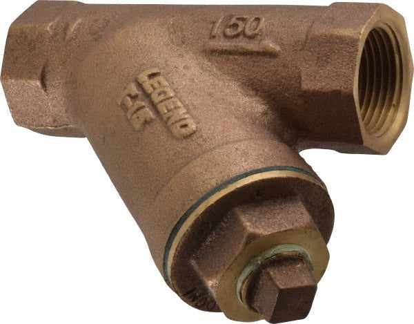 Legend Valve 105-505 1" Pipe, FNPT Ends, Bronze Y-Strainer