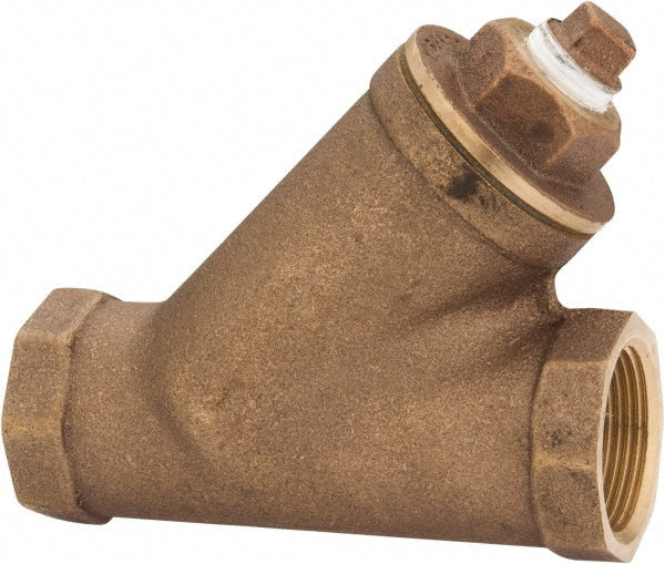 Legend Valve 105-506 1-1/4" Pipe, FNPT Ends, Bronze Y-Strainer
