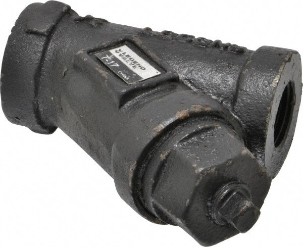 Legend Valve 105-523 1/2" Pipe, FNPT Ends, Cast Iron Y-Strainer