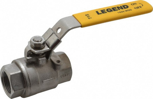 Legend Valve 113-145 Standard Manual Ball Valve 1" Pipe, Full Port