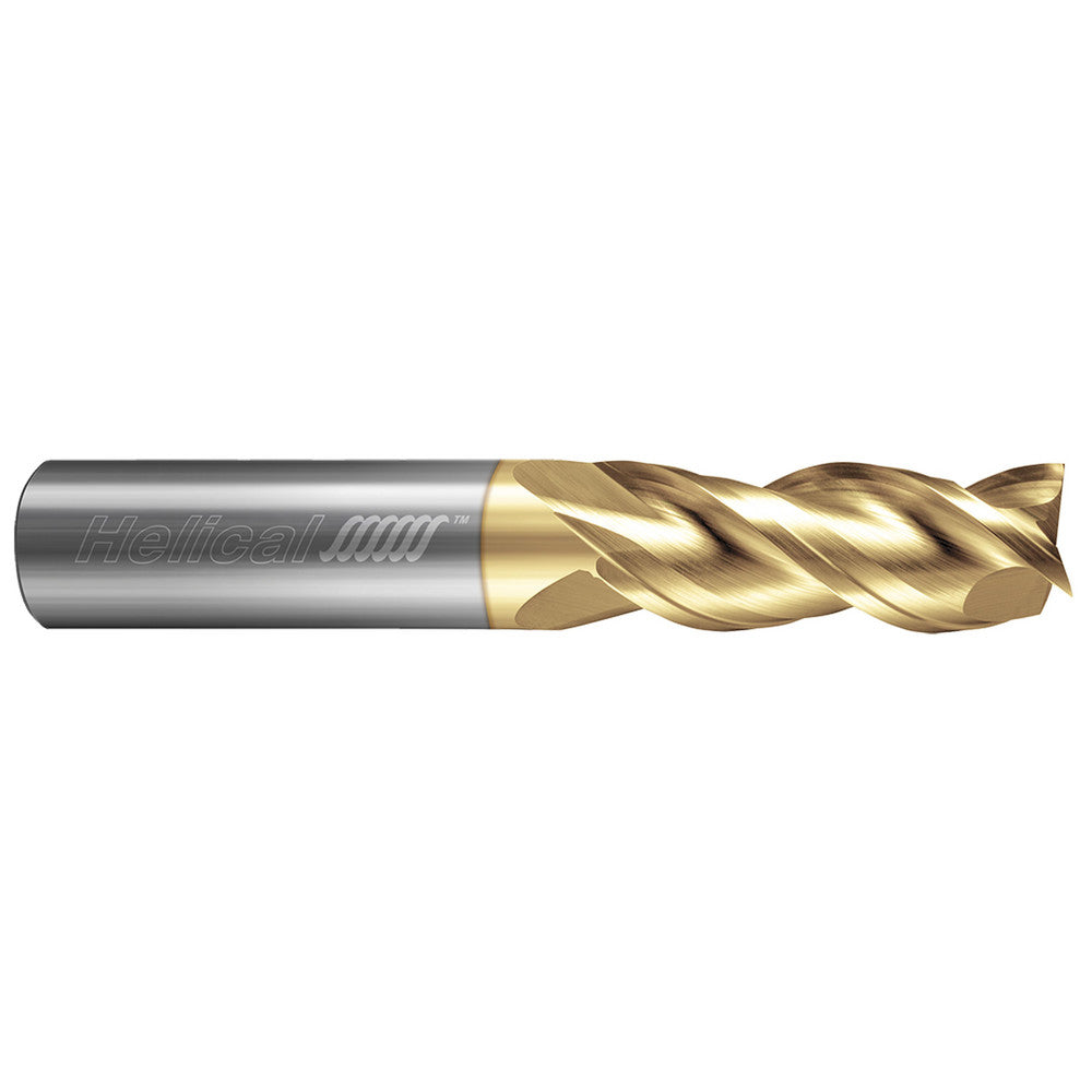 Helical Solutions 48396 Square End Mill 1/2" Dia, 1-1/4" LOC, 3 Flute, Solid Carbide