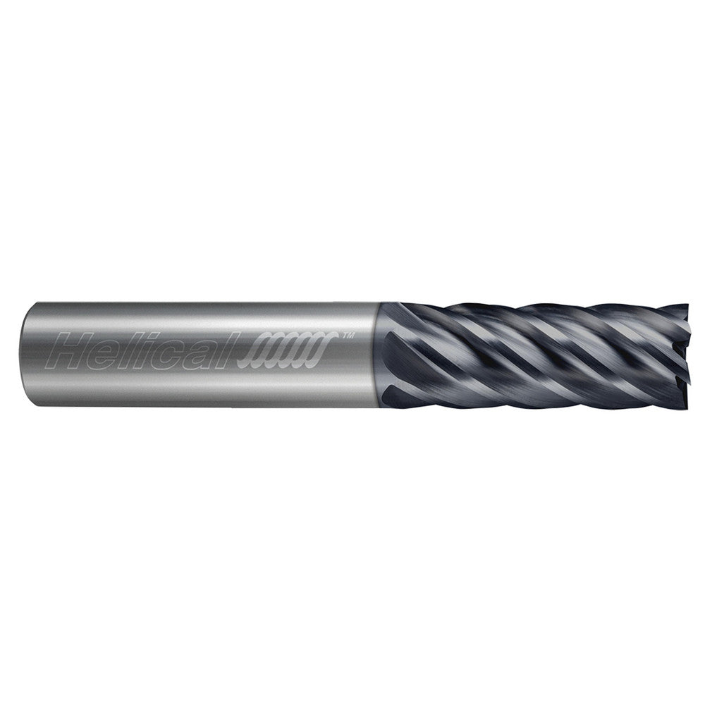 Helical Solutions 59251 Square End Mill 1/4" Dia, 1/2" LOC, 6 Flute, Solid Carbide