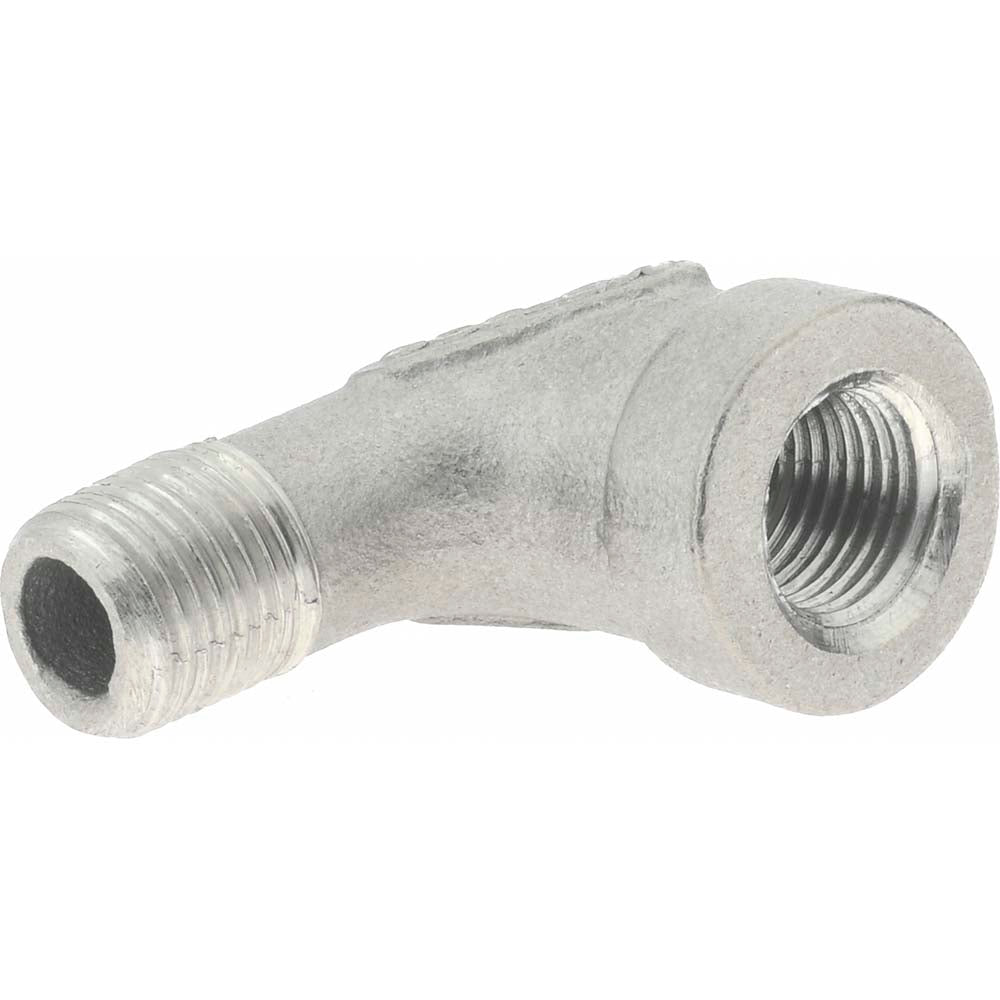 Merit Brass K403-02 Pipe 90 deg Street Elbow 1/8", 304 Stainless Steel