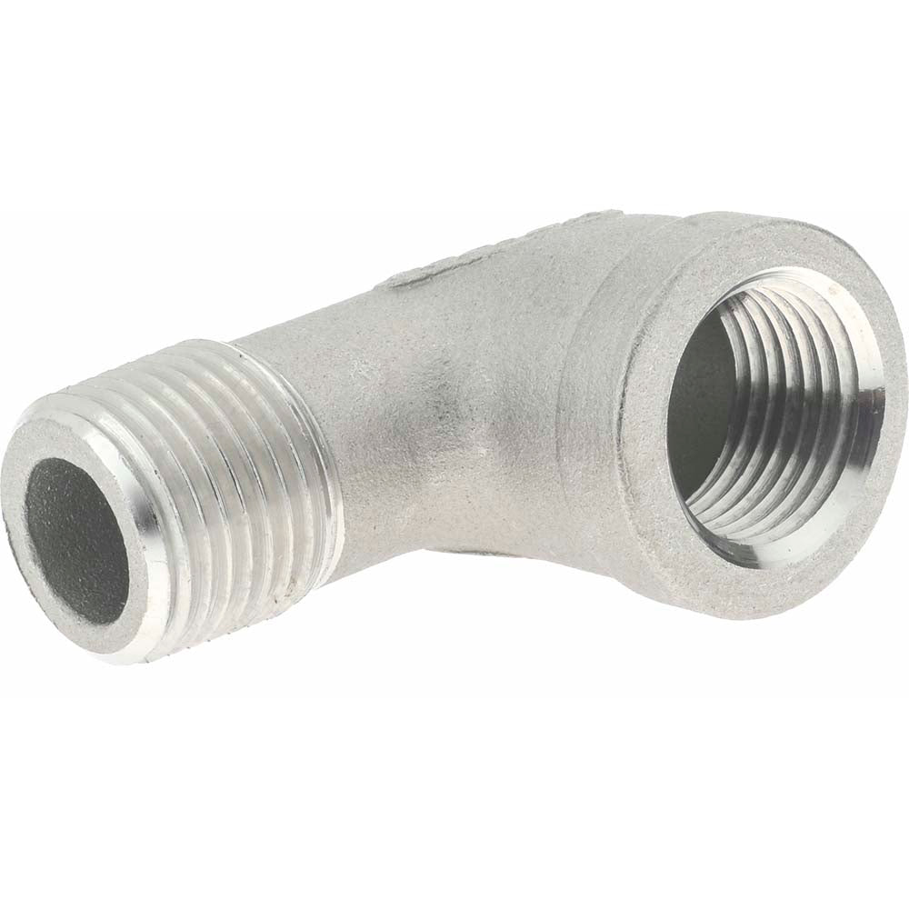 Merit Brass K403-08 Pipe 90 deg Street Elbow 1/2", 304 Stainless Steel