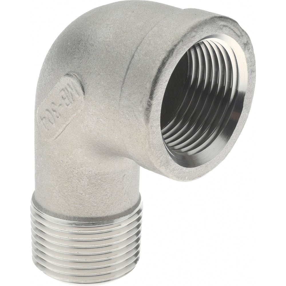 Merit Brass K403-12 Pipe 90 deg Street Elbow 3/4", 304 Stainless Steel