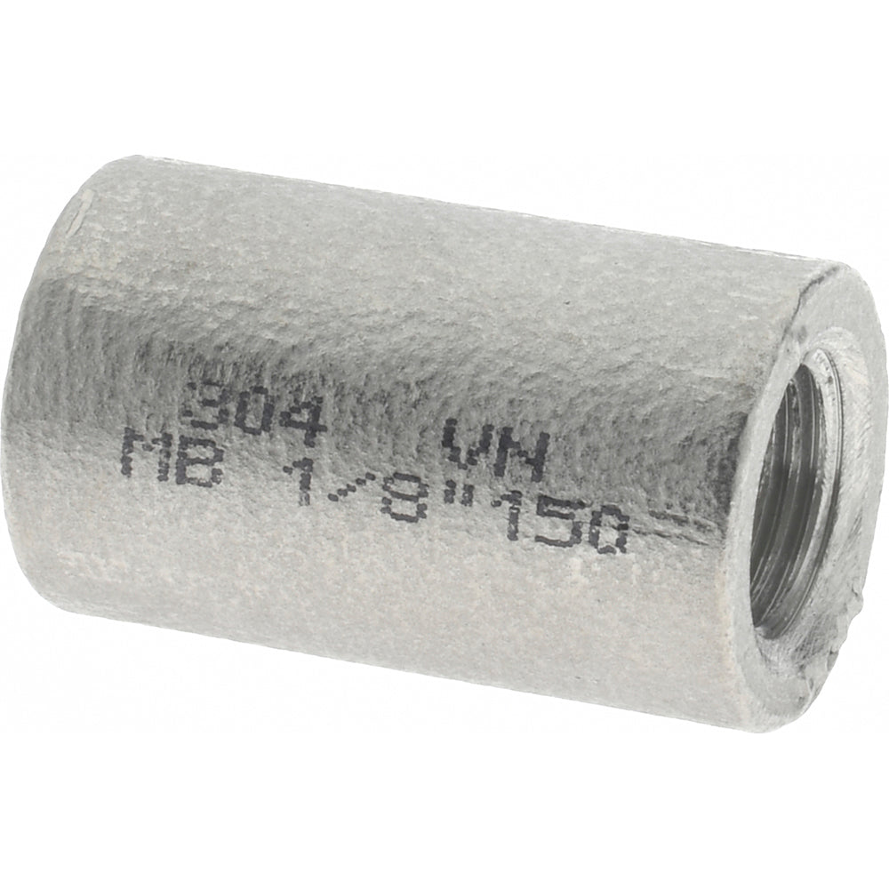 Merit Brass K411-02 Pipe Coupling 1/8", 304 Stainless Steel