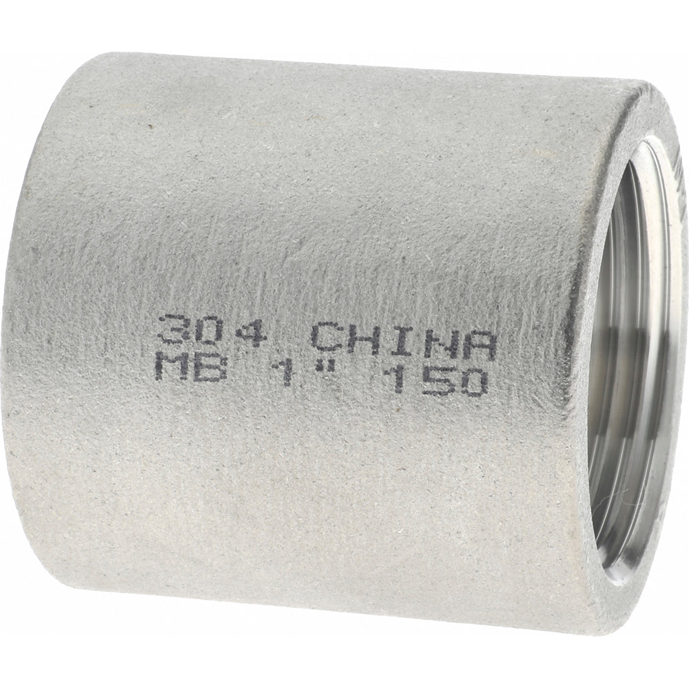 Merit Brass K411-16 Pipe Coupling 1", 304 Stainless Steel