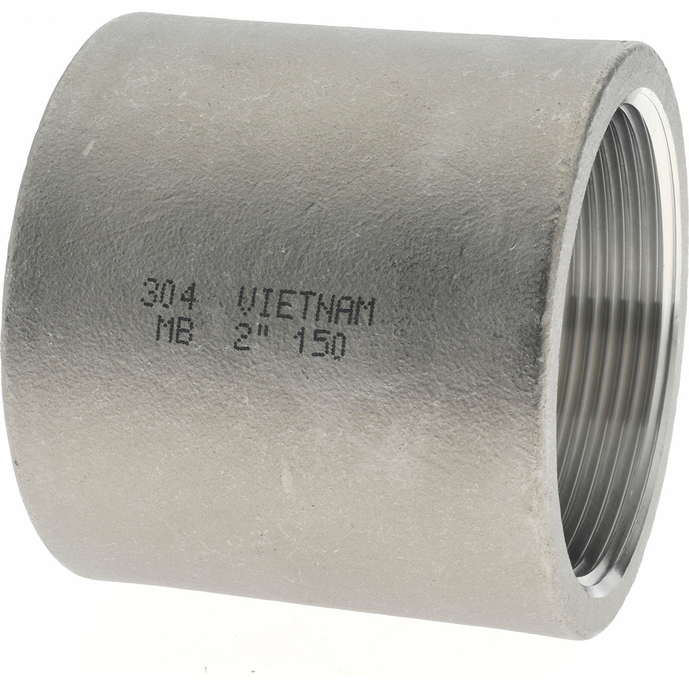 Merit Brass K411-32 Pipe Coupling 2", 304 Stainless Steel