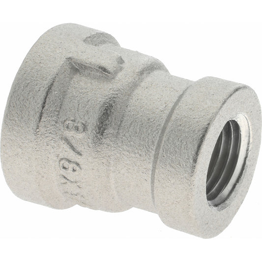 Merit Brass K412-0604 Pipe Reducer 3/8 x 1/4", 304 Stainless Steel