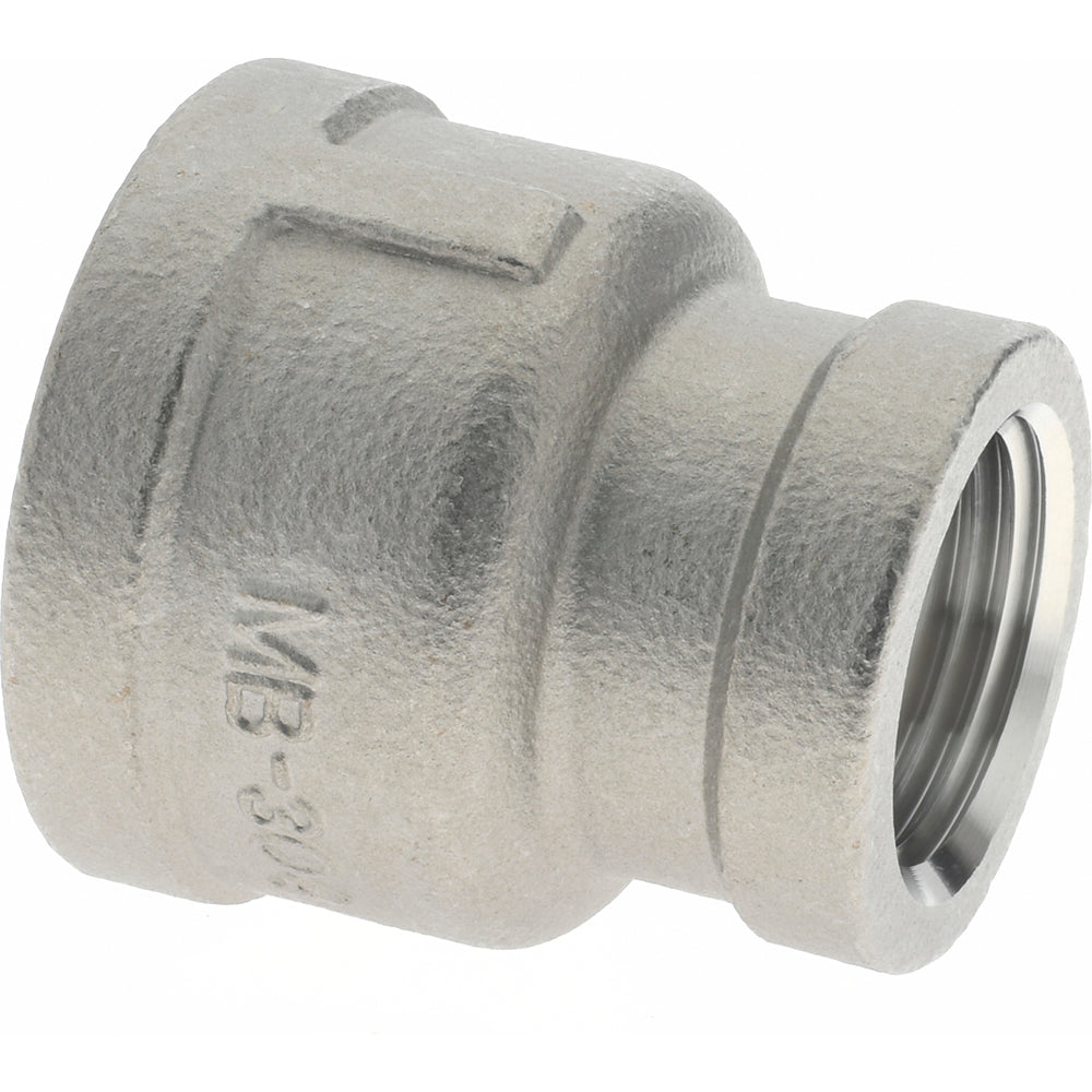 Merit Brass K412-1208 Pipe Reducer 3/4 x 1/2", 304 Stainless Steel