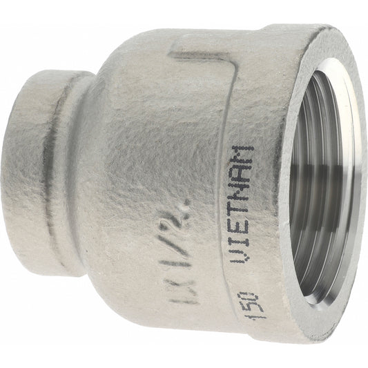 Merit Brass K412-1608 Pipe Reducer 1 x 1/2", 304 Stainless Steel