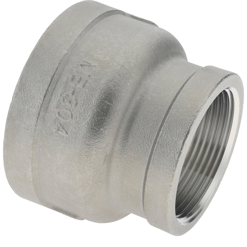 Merit Brass K412-3224 Pipe Reducer 2 x 1-1/2", 304 Stainless Steel