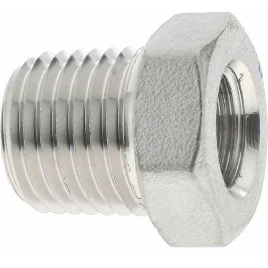 Value Collection 4HB1/4*1/8 Pipe Bushing 1/4 x 1/8" Fitting, 304 Stainless Steel