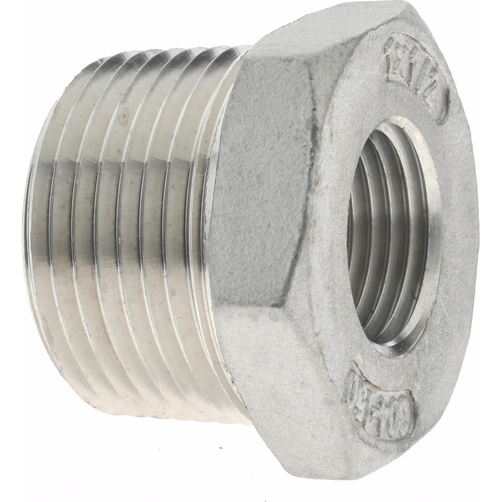 Value Collection 4HB1*1/2 Pipe Bushing 1 x 1/2" Fitting, 304 Stainless Steel