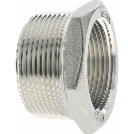 Value Collection 4HB11/2*11/4 Pipe Bushing 1-1/2 x 1-1/4" Fitting, 304 Stainless Steel