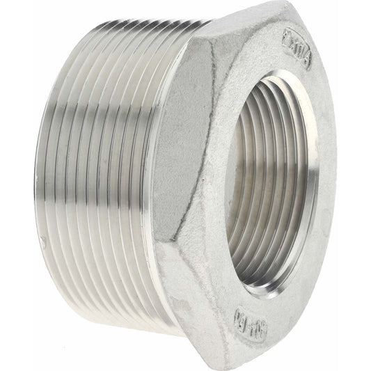 Value Collection 4HB2*11/4 Pipe Bushing 2 x 1-1/4" Fitting, 304 Stainless Steel