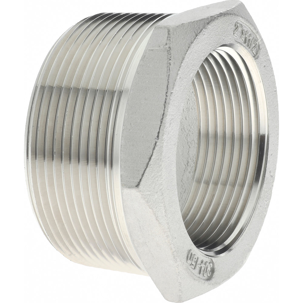 Value Collection 4HB2*11/2 Pipe Bushing 2 x 1-1/2" Fitting, 304 Stainless Steel