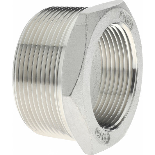 Value Collection 4HB2*11/2 Pipe Bushing 2 x 1-1/2" Fitting, 304 Stainless Steel