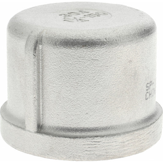 Value Collection 4CB11/4 Pipe End Cap 1-1/4" Fitting, 304 Stainless Steel