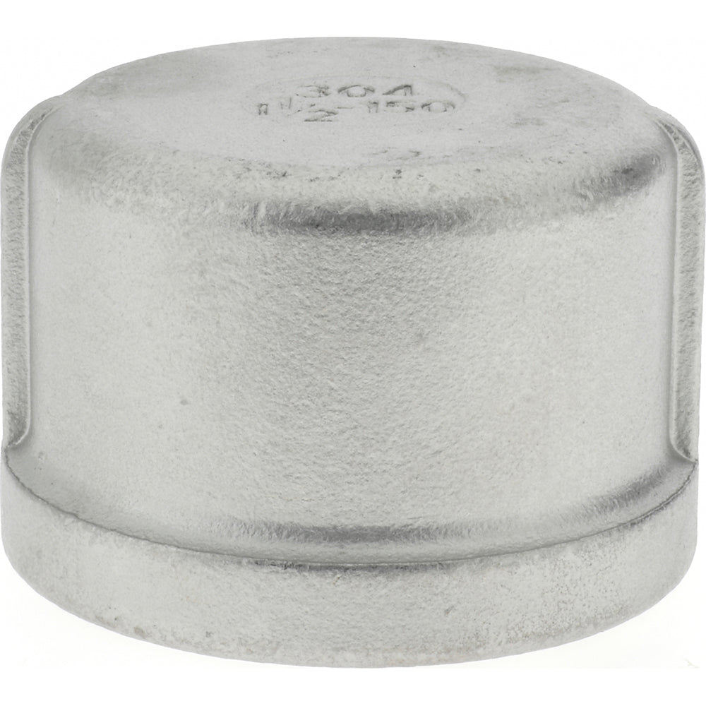 Value Collection 4CB11/2 Pipe End Cap 1-1/2" Fitting, 304 Stainless Steel