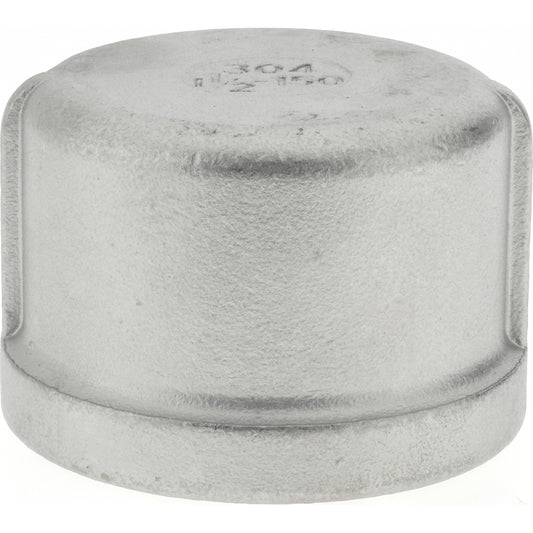 Value Collection 4CB11/2 Pipe End Cap 1-1/2" Fitting, 304 Stainless Steel