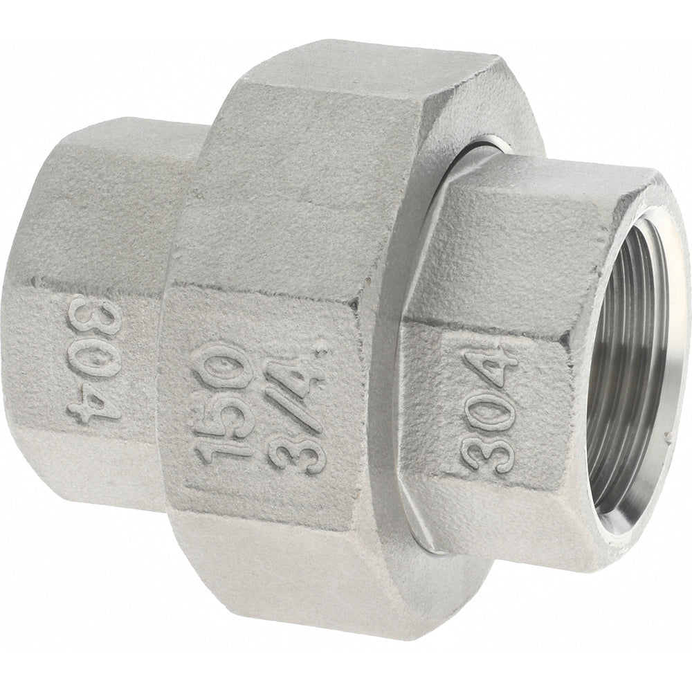 Merit Brass K487-12 Pipe Union 3/4", 304 Stainless Steel