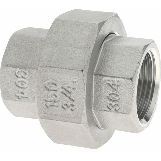 Merit Brass K487-12 Pipe Union 3/4", 304 Stainless Steel