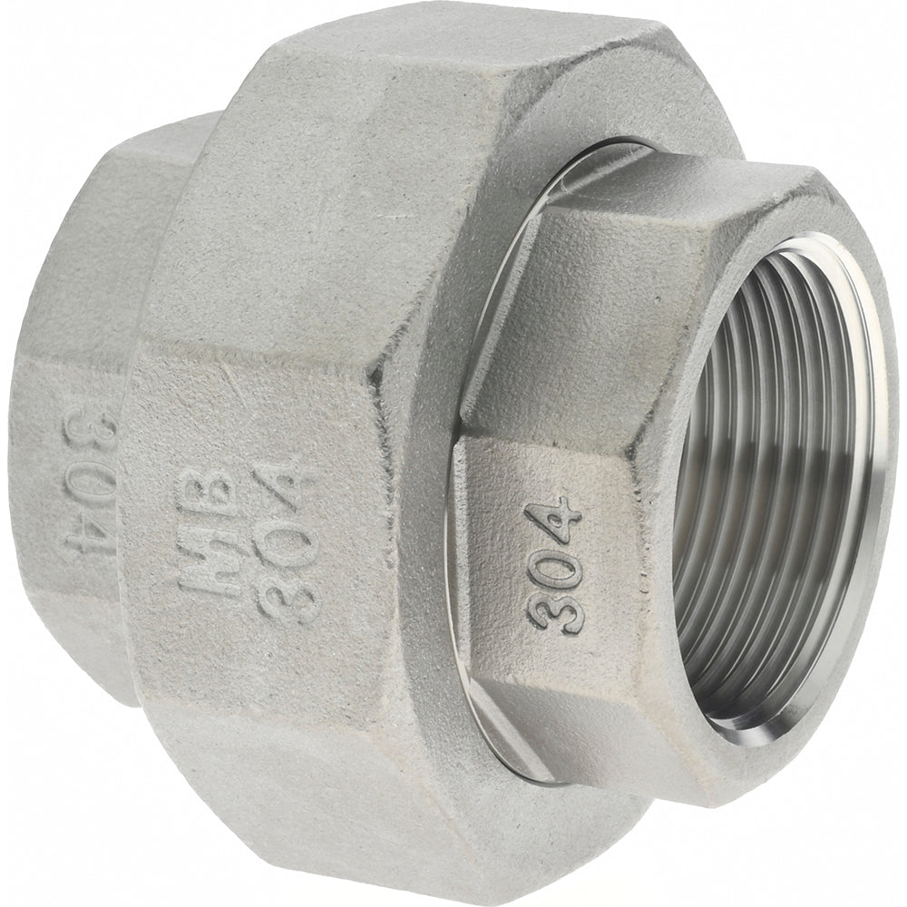 Merit Brass K487-20 Pipe Union 1-1/4", 304 Stainless Steel