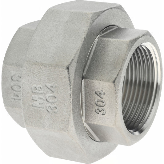 Merit Brass K487-20 Pipe Union 1-1/4", 304 Stainless Steel