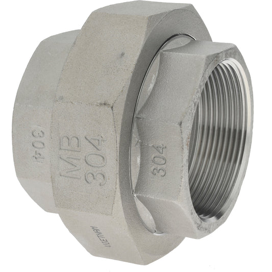 Merit Brass K487-32 Pipe Union 2", 304 Stainless Steel