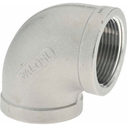 Merit Brass K601-20 Pipe 90 deg Elbow 1-1/4", 316 Stainless Steel