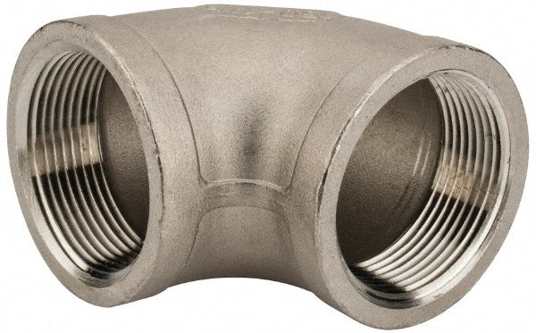 Merit Brass K601-24 Pipe 90 deg Elbow 1-1/2", 316 Stainless Steel