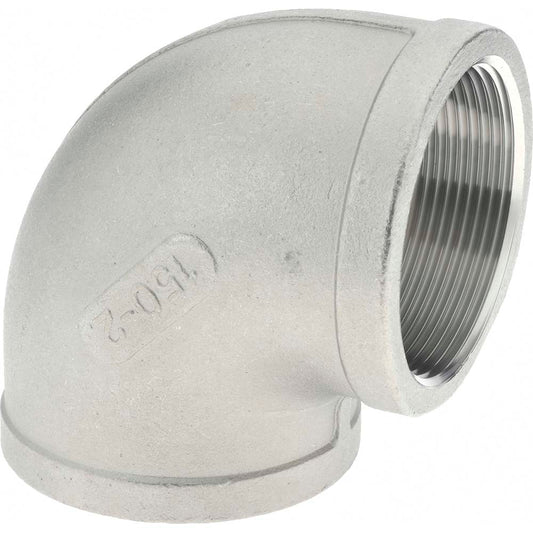 Merit Brass K601-32 Pipe 90 deg Elbow 2", 316 Stainless Steel