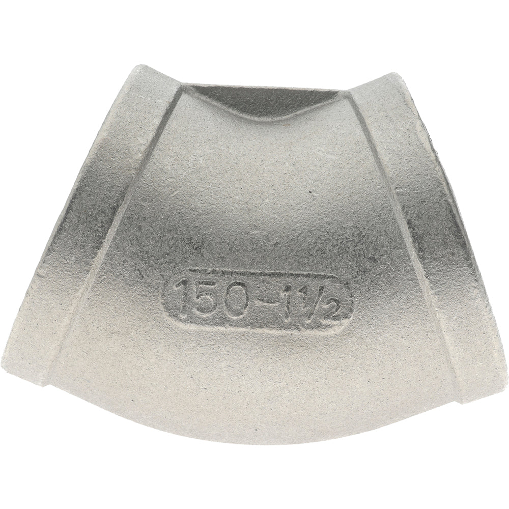 Merit Brass K602-24 Pipe 45 deg Elbow 1-1/2", 316 Stainless Steel