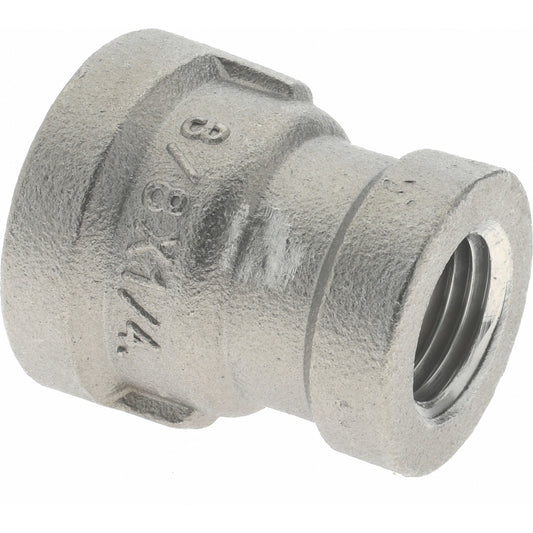 Merit Brass K612-0604 Pipe Reducer 3/8 x 1/4", 316 Stainless Steel