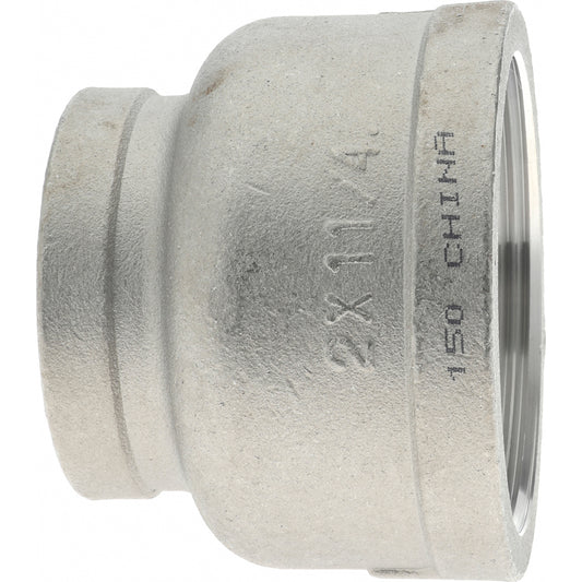 Merit Brass K612-3220 Pipe Reducer 2 x 1-1/4", 316 Stainless Steel