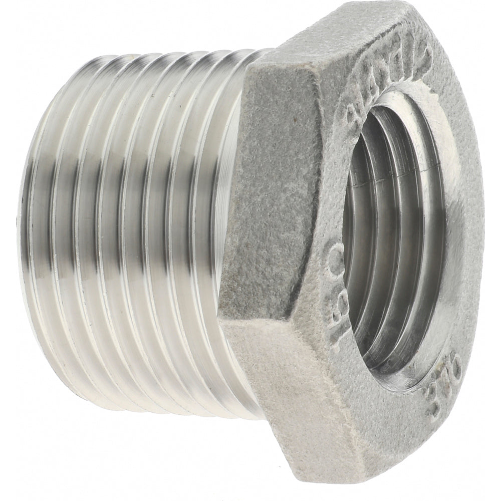 Merit Brass K614-1208 Pipe Bushing 3/4 x 1/2", 316 Stainless Steel