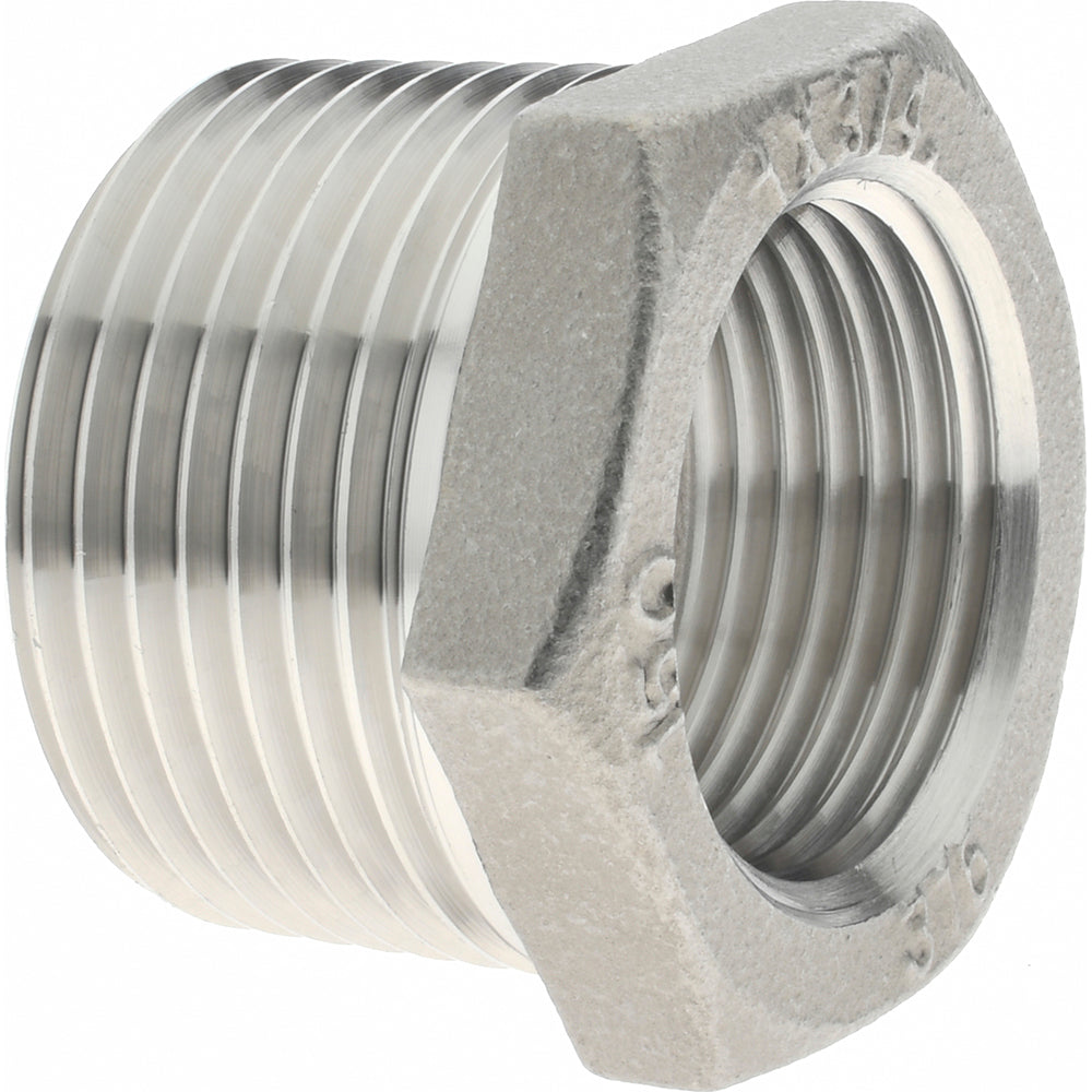 Merit Brass K614-1612 Pipe Bushing 1 x 3/4", 316 Stainless Steel