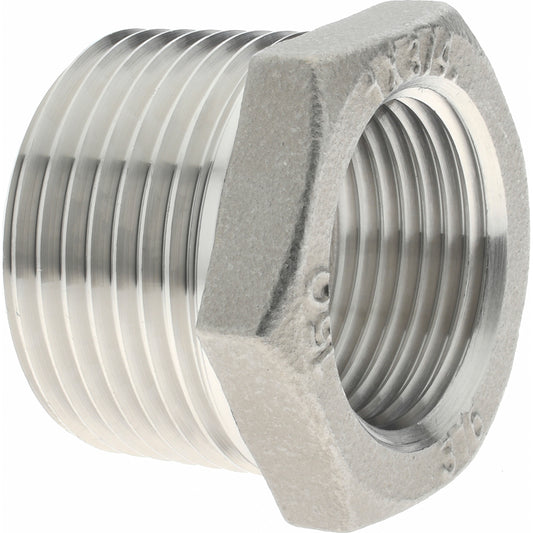 Merit Brass K614-1612 Pipe Bushing 1 x 3/4", 316 Stainless Steel