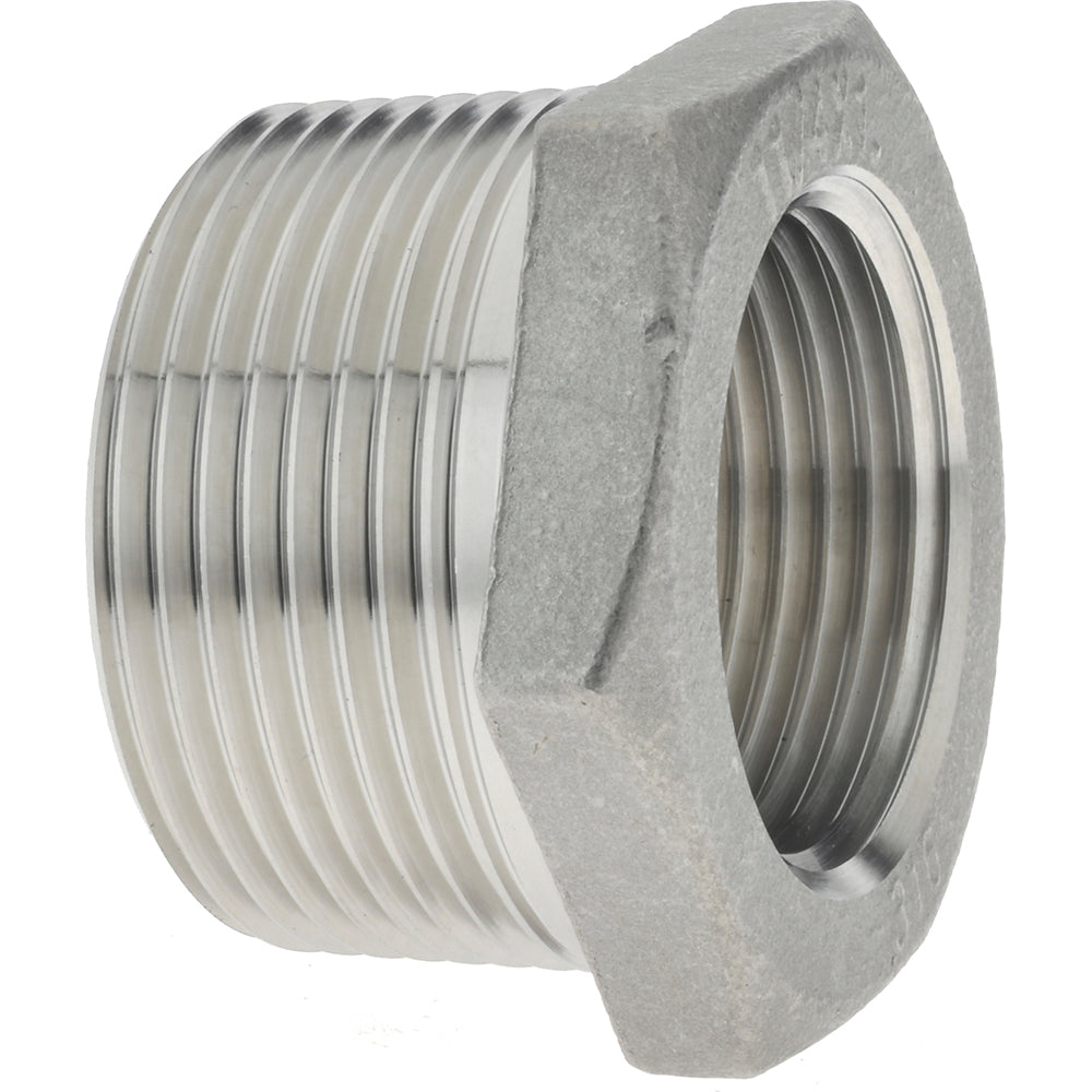 Merit Brass K614-2016 Pipe Bushing 1-1/4 x 1", 316 Stainless Steel