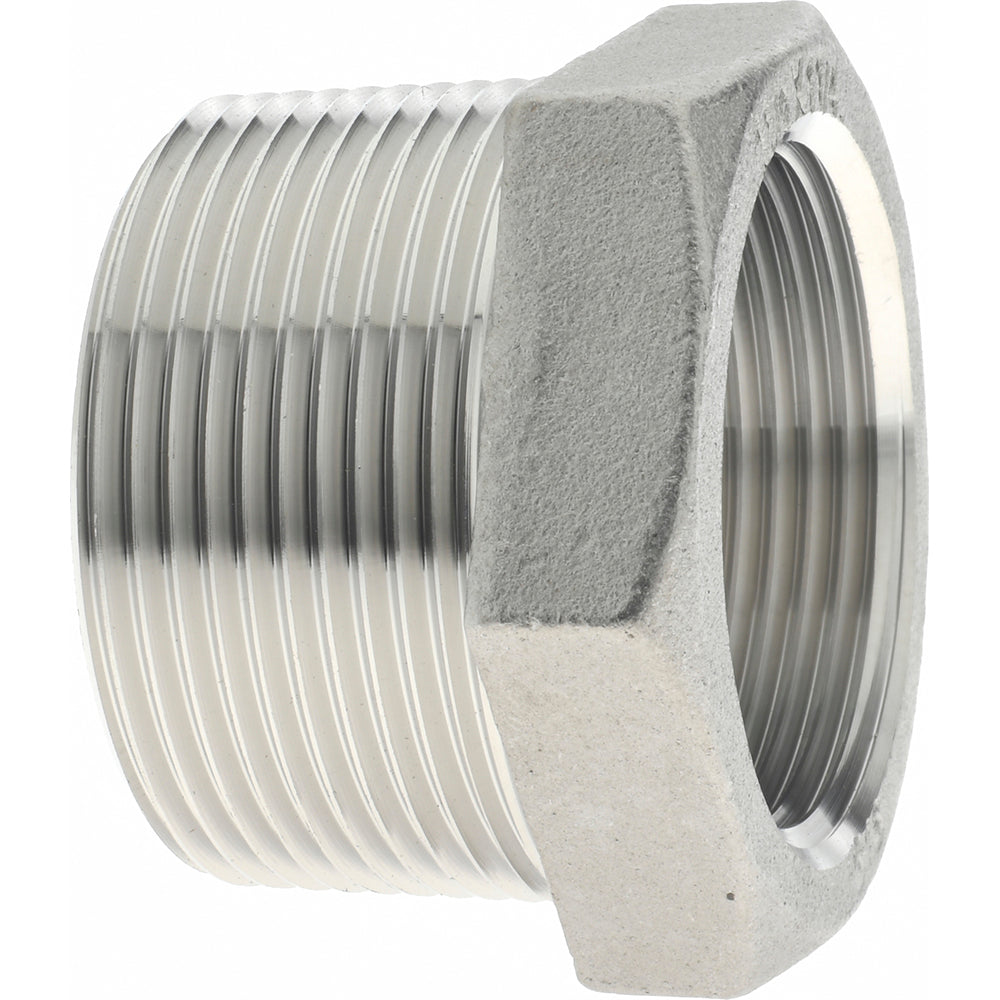 Merit Brass K614-2420 Pipe Bushing 1-1/2 x 1-1/4", 316 Stainless Steel
