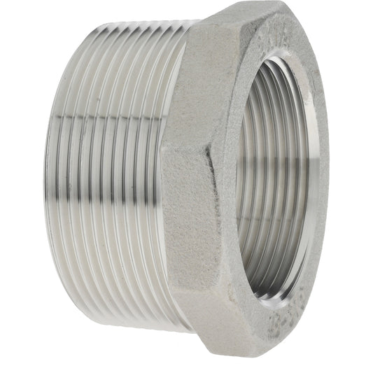 Merit Brass K614-3224 Pipe Bushing 2 x 1-1/2", 316 Stainless Steel