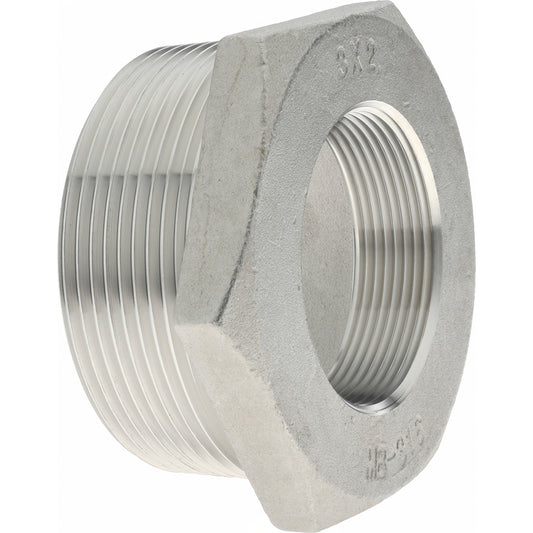 Merit Brass K614-4832 Pipe Bushing 3 x 2", 316 Stainless Steel