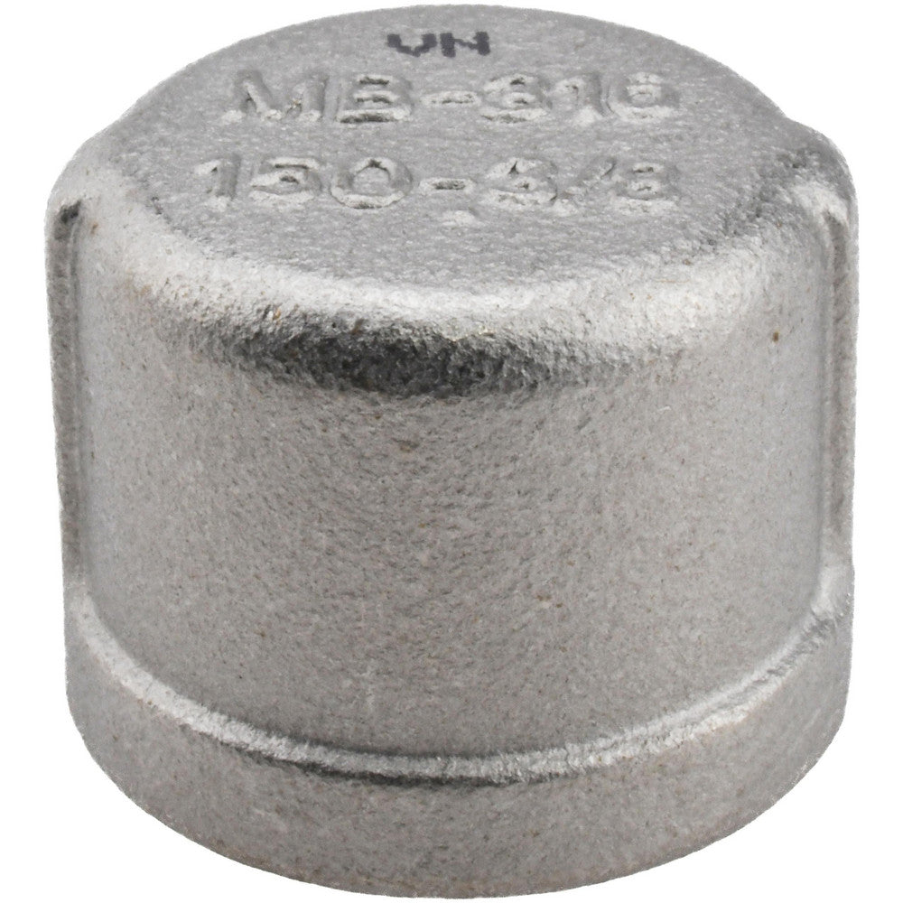 Merit Brass K616-06 Pipe End Cap 3/8", 316 Stainless Steel