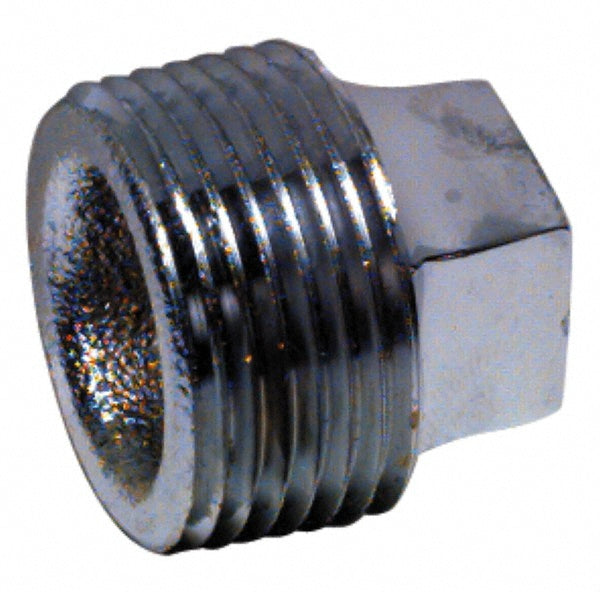 Merit Brass K617-32 Pipe Square Head Plug 2", 316 Stainless Steel