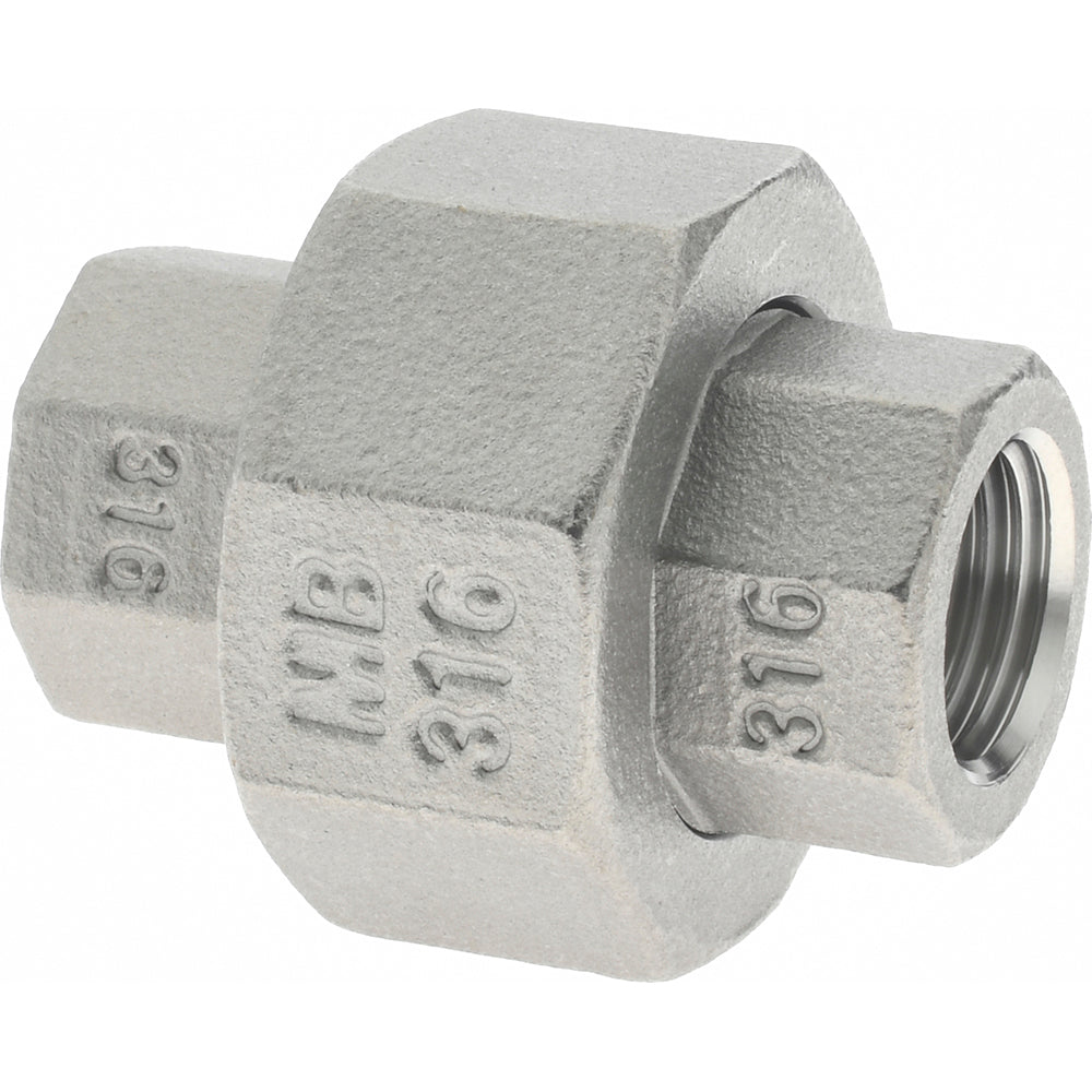 Merit Brass K687-04 Pipe Union 1/4", 316 Stainless Steel