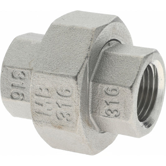 Merit Brass K687-06 Pipe Union 3/8", 316 Stainless Steel