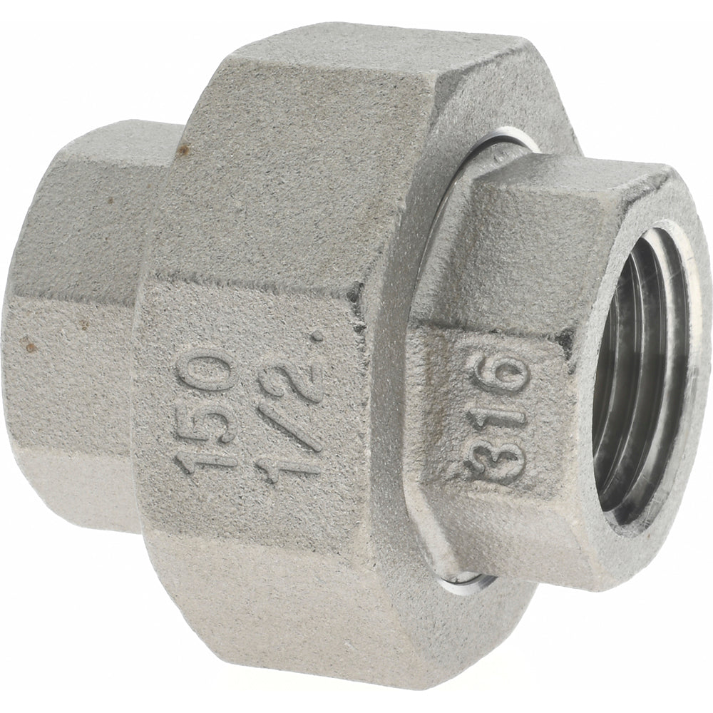 Merit Brass K687-08 Pipe Union 1/2", 316 Stainless Steel